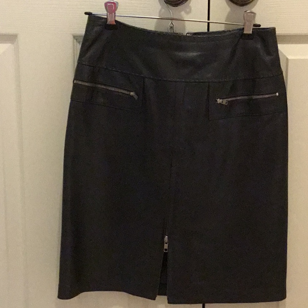 Leather skirt